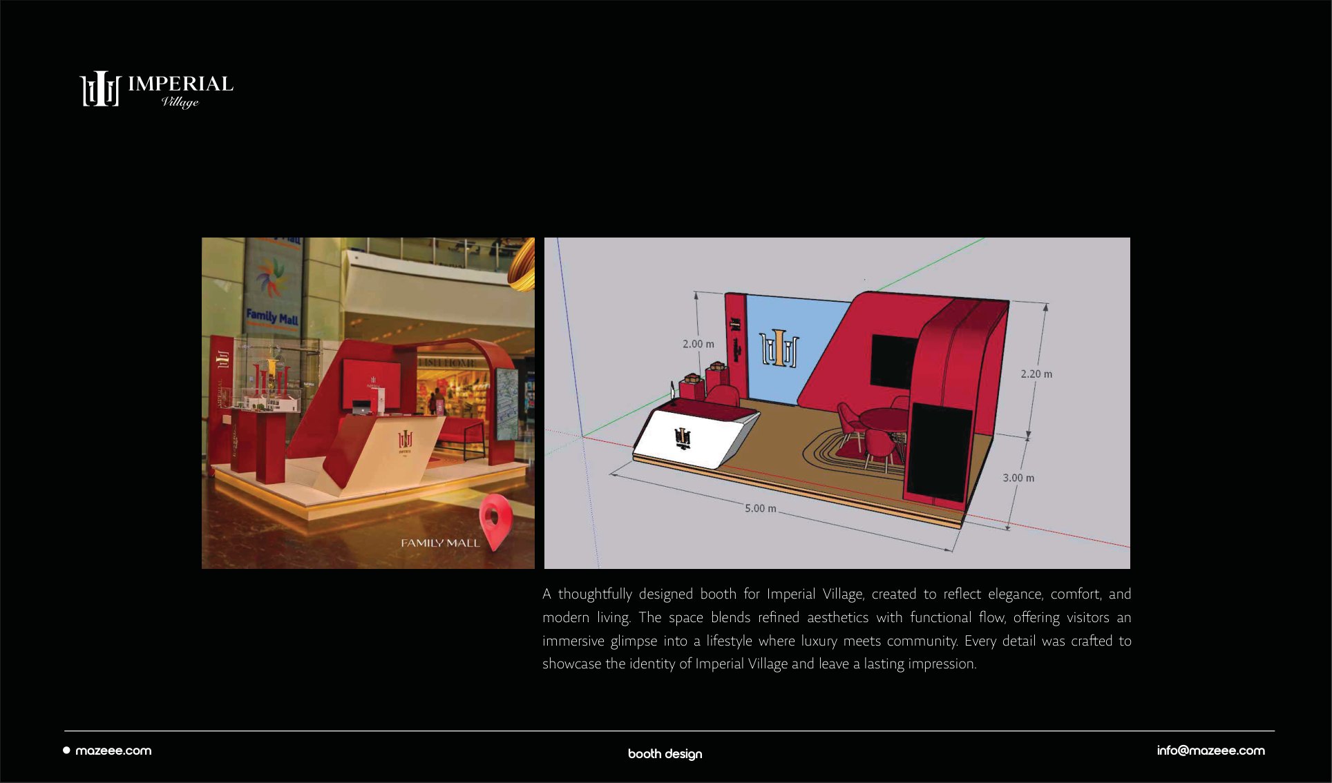 Imperial Village — Booth Design