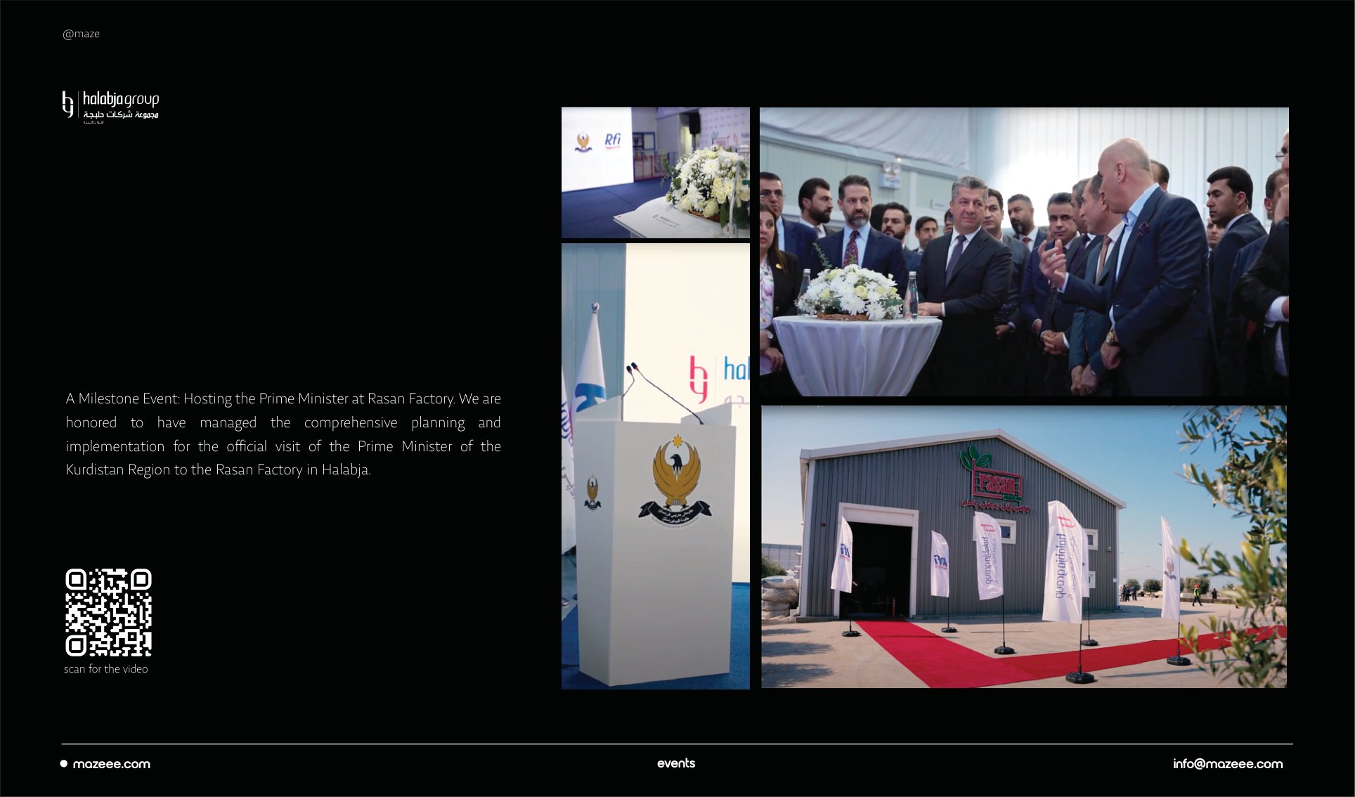Prime Minister Visit — Rasan Factory